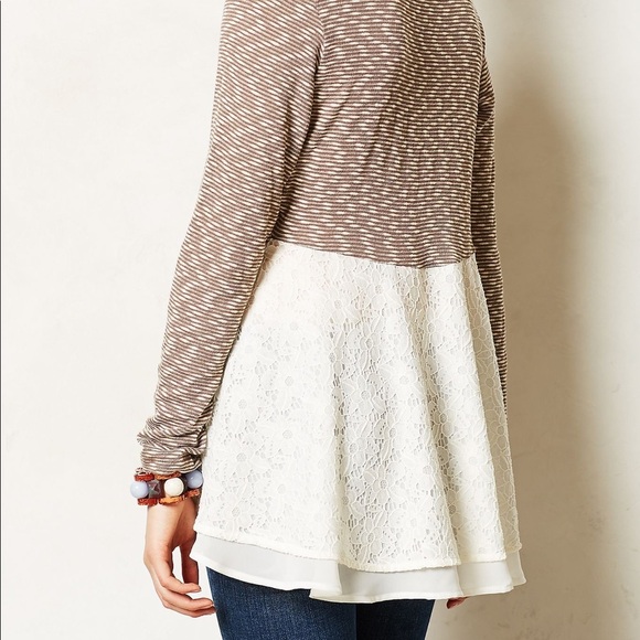 Anthro Clu + Willoughby Kittery Pullover Knit Top - Picture 3 of 12